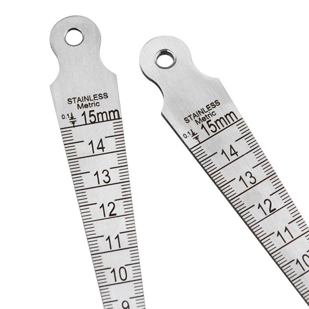 Сварной конус из нержавеющей стали 1–15 мм, метрическая и британская линейка глубины, измерение конусности