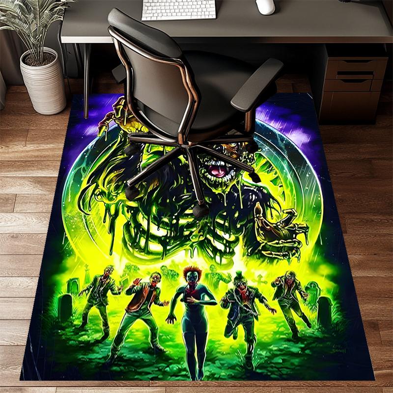 The Return of the Living Dead Polyester Carpet, Soft Indoor Mat for Office Chair, Living Room, Computer Desk - Decorative Home Office Rug Design