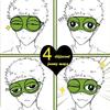 Green Big Eyes Frog Sleep Eye Mask Cartoon Plush Sleeping Eye Cover Lovely 3D Eye Mask  Travel Nap