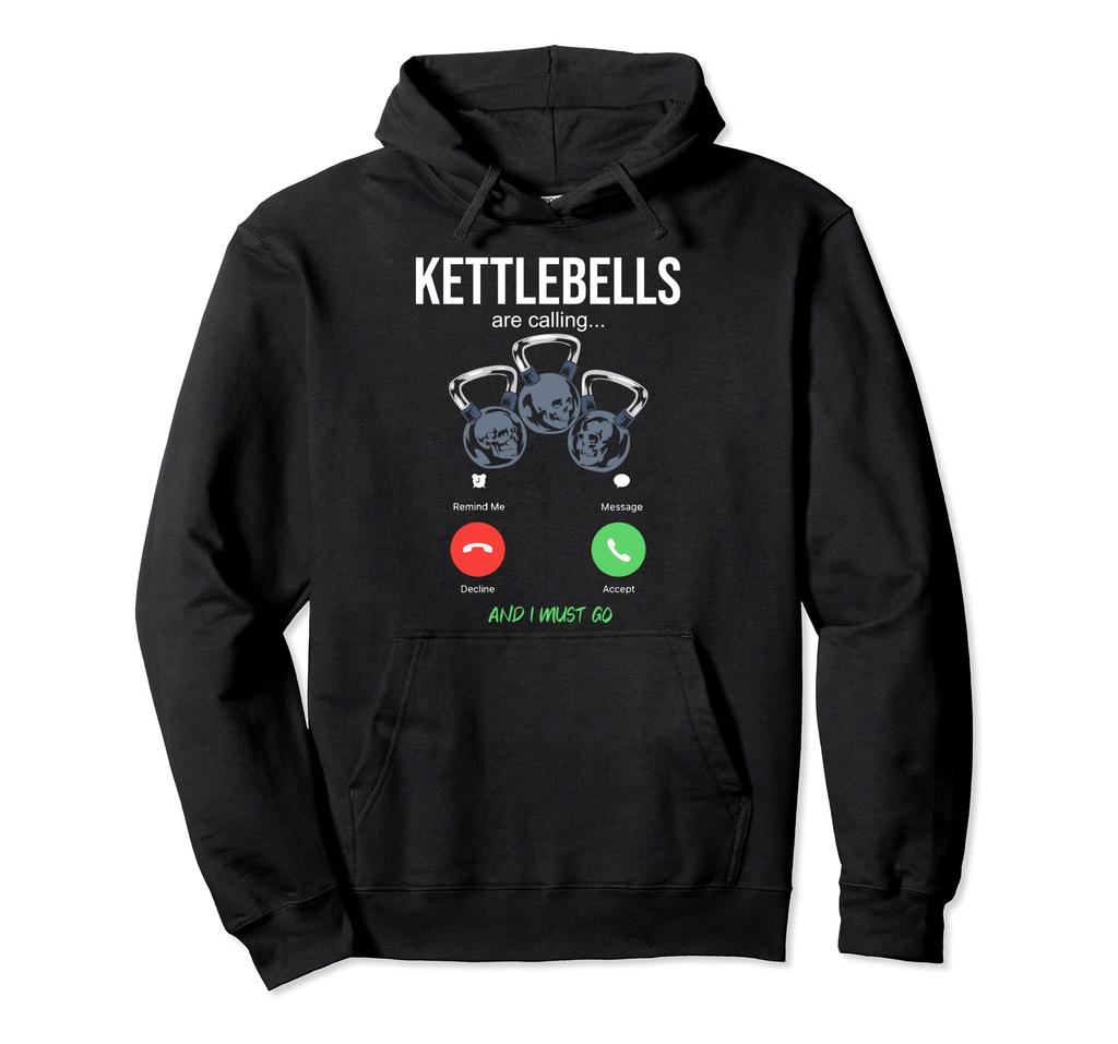 Kettlebell Are Calling Kettlebell Training Dumbbell Cardio Hoodie