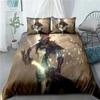 Hot Sale Anime G-Genshin Impac Bedding Set Duvet Cover Pillowcase Youth Kids Girl Boys Birthday Bedroom Decoration Full Size