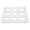 Heart Shaped DIY Acrylic Pastry Shaper Dessert Bakery Model Tool for Home Baking Party Food Making