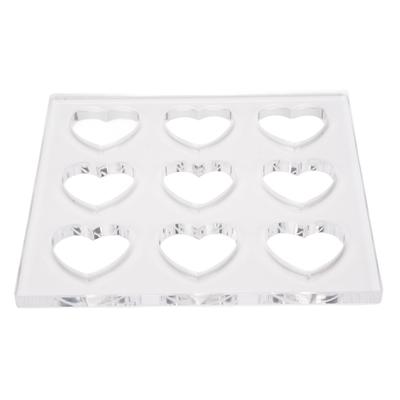 Акриловая форма для выпечки в форме сердца своими руками, модель десерта, хлебопекарни, инструмент для домашней выпечки, приготовления еды на вечеринке