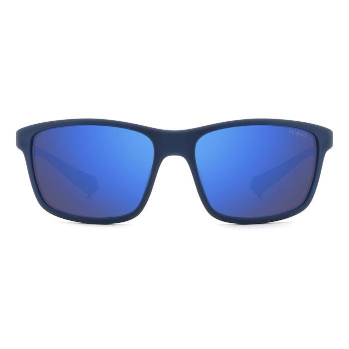 Lunettes de soleil - Polaroid - 2153-S - Bleu Mat - Polarized Blue Mirror - Forme Pantos