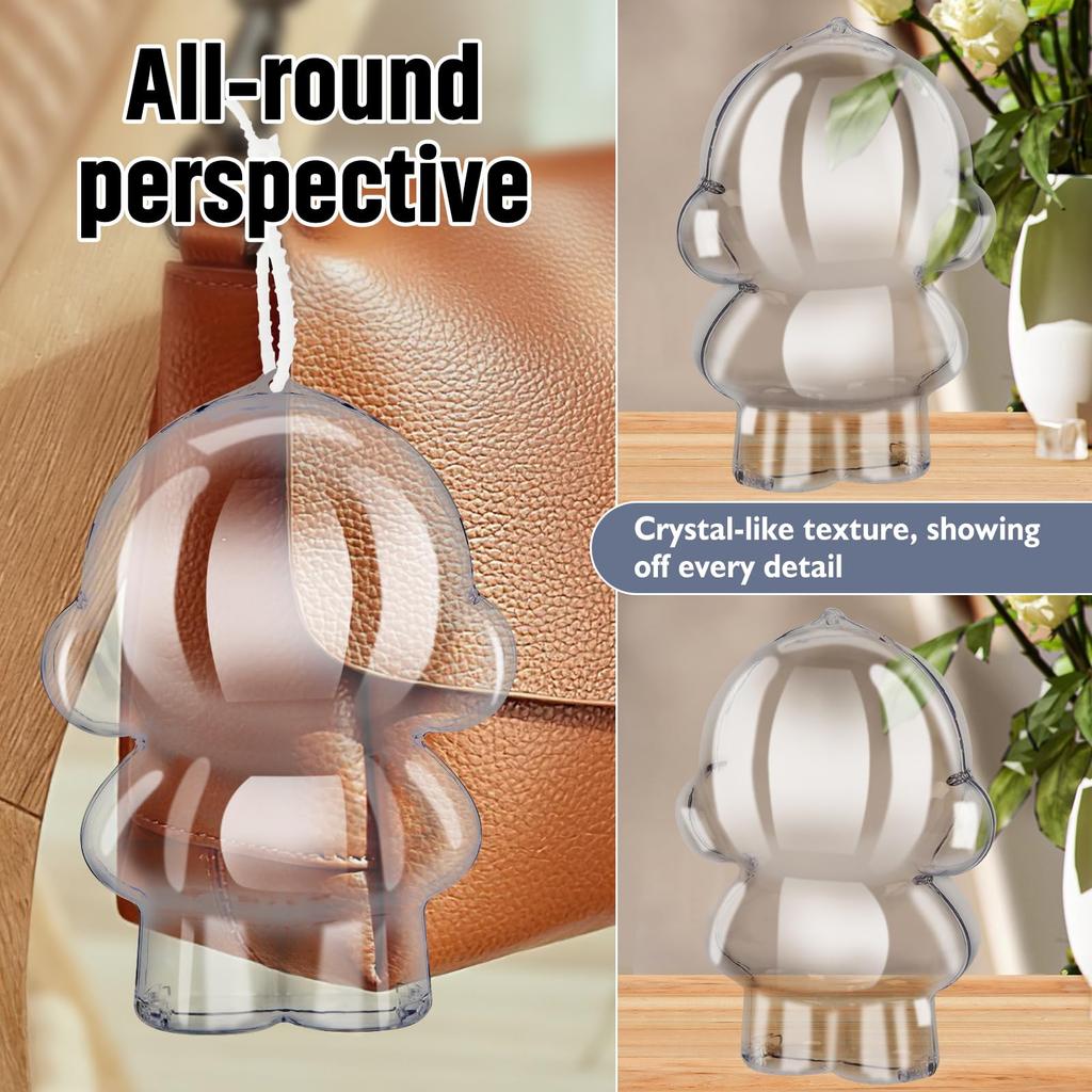 Acrylic Protective Case For Skullpanda Winter Symphony And Impressionnisme Series Transparent Case Cover Box With Silicone Strap