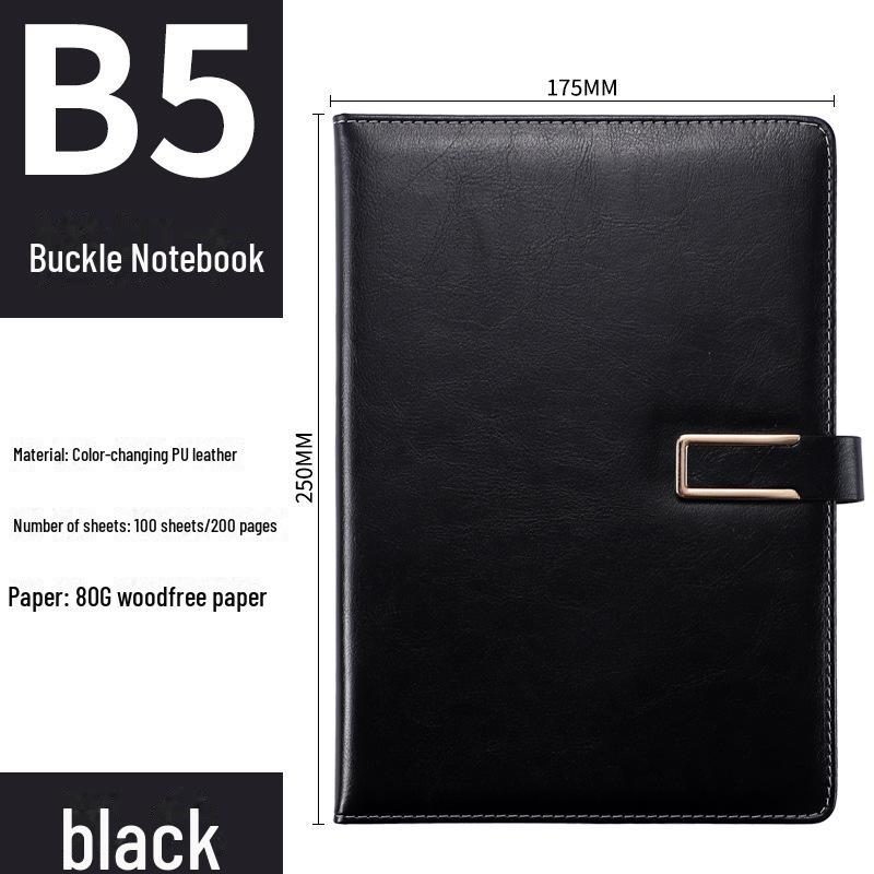 Креативный блокнот формата A5/B5 с U-образной пряжкой в проволочном переплете — настраиваемый логотип, идеально подходит для офисных встреч и студентов