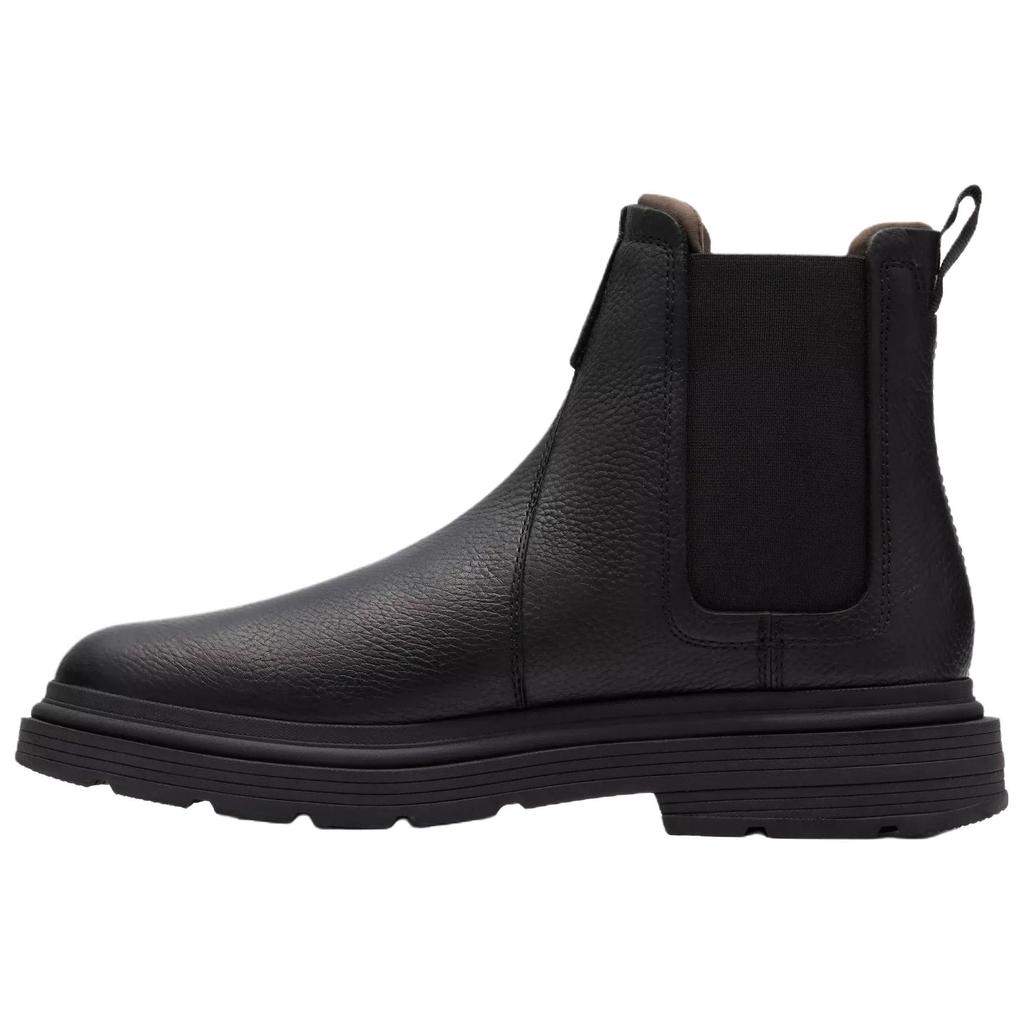 Clarks Badbury Easy Leather Chelsea Boots Men boots Black 26183256