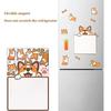 Cute Cartoon Dog Shaped Refrigerator Magnet Message Board Erasable Dog Whiteboard Magnet Personalized Creative Blackboard