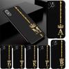 Rose Gold 26 Letters Phone Case For iPhone Samsung Galaxy Redmi Xiaomi Oppo OnePlus Note S A 7 8 9 10 11 12 13 14 20 21 22 23 53 54 Pro Max Plus Ultra