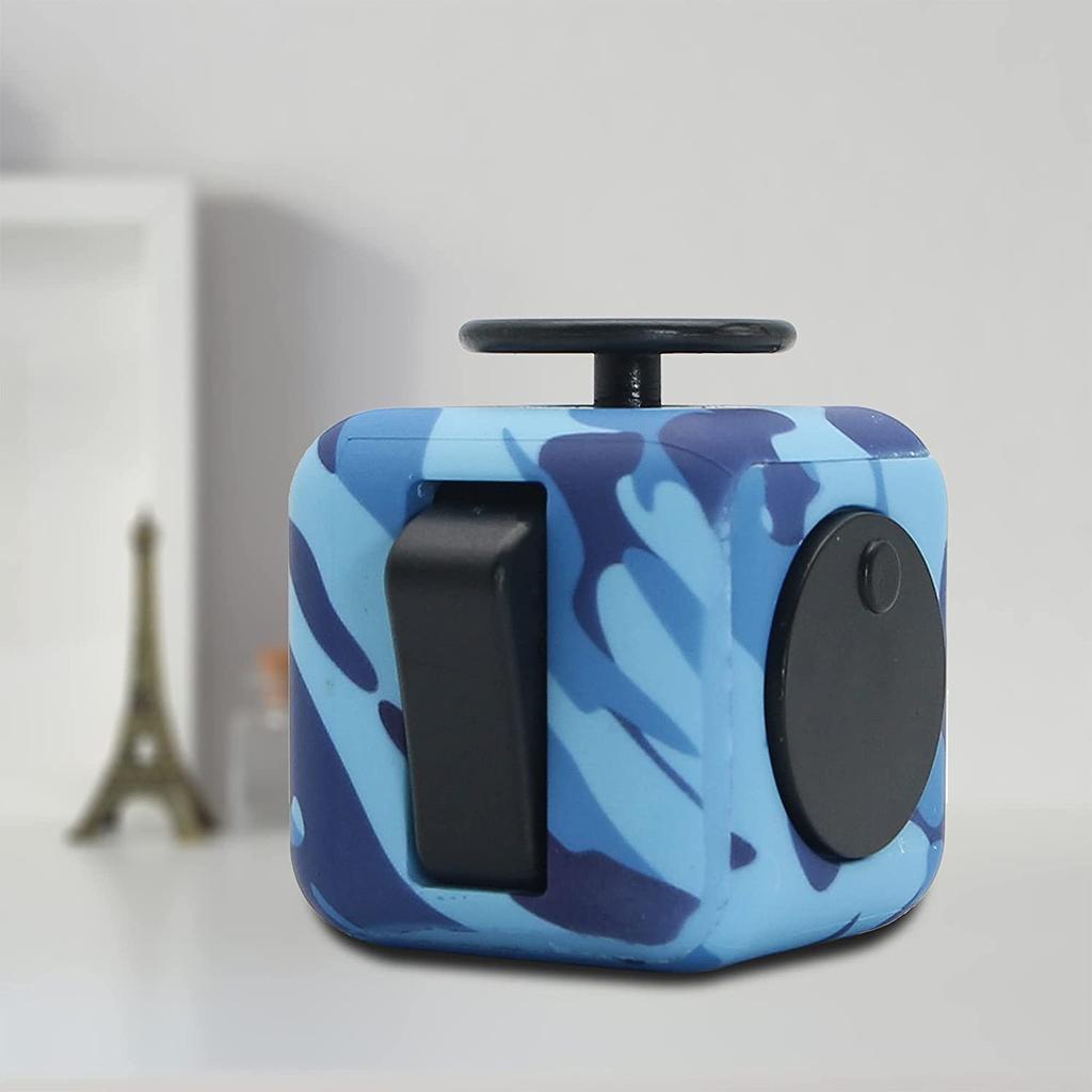 Игрушка Fidget Cube, снимающая стресс, тревогу и давление, отлично подходит для взрослых и детей [идея подарка] [расслабляющая игрушка] [средство для снятия стресса] [мягкий материал]