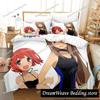 Anime Okami-san and Her Seven Companions Bedding Set Duvet Cover Bed Set Quilt Cover Pillowcase Comforter King Queen Size