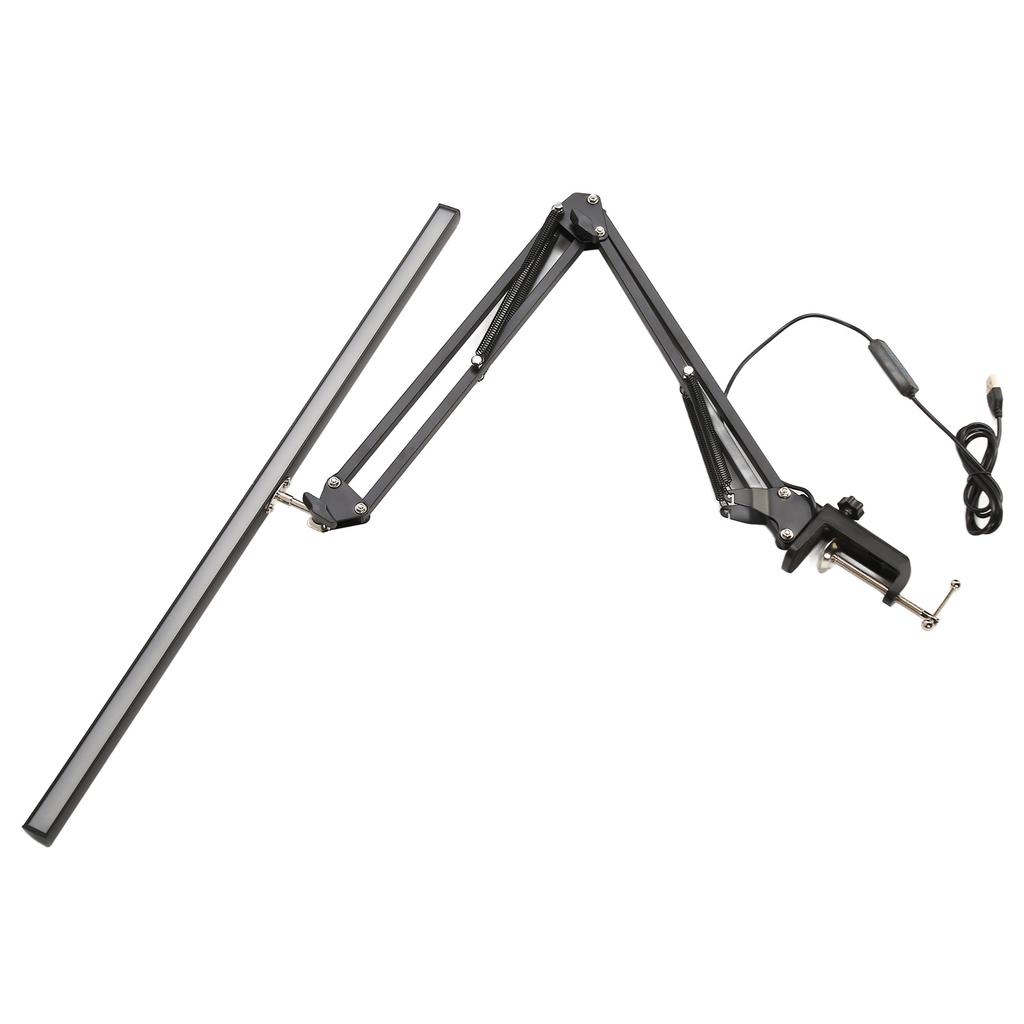LED Buty Lamp with Clamp Clip On Desk Lighting Swing Arm Brightness Salon Lamp for Makeup Tattoo Eyebrow Rding