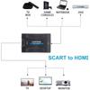 Convertisseur HDMI - SCART - 1080P - Plug and Play - Compatible PS4/PS3 - Noir