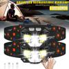 Powerful LED Sensor Headlamp USB Rechargeable Headlight Led Head Torch Camping Search Light Head Flashlight for Fishing Lantern