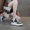 Thick-soled White Shoes Women's 2025 New Height-increasing White Shoes, Internet Celebrity Explosive Casual Fashion Classic Schoolgirl Board Shoes