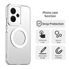 Для Realme 14 5G Чехол Крышка Realme 14 5G Capas Прозрачная Беспроводная Зарядка Кольцевой Магнитный Матовый Прозрачный Fundas OPPO Realme 14