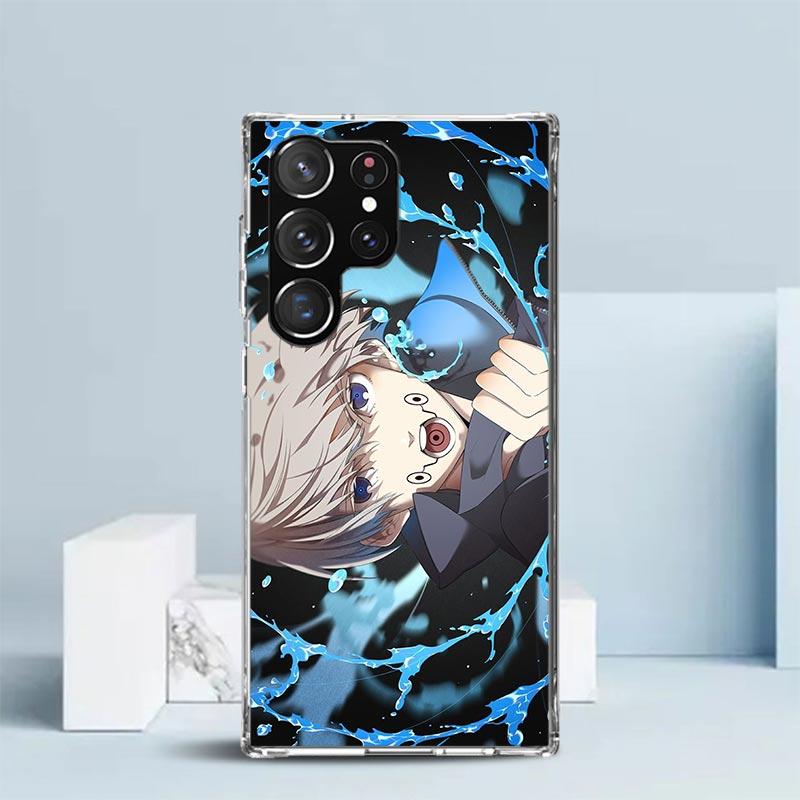 Чехол для телефона Kaisen J-Jujutsu Инумаки Тоге для Samsung Galaxy S24 S25 Edge S26 Ultra S22 S23 Plus S21 + S20 FE Мягкая задняя крышка из ТПУ