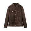 SEPTWOLVES Men's Chenille Lapel Collar Jacket