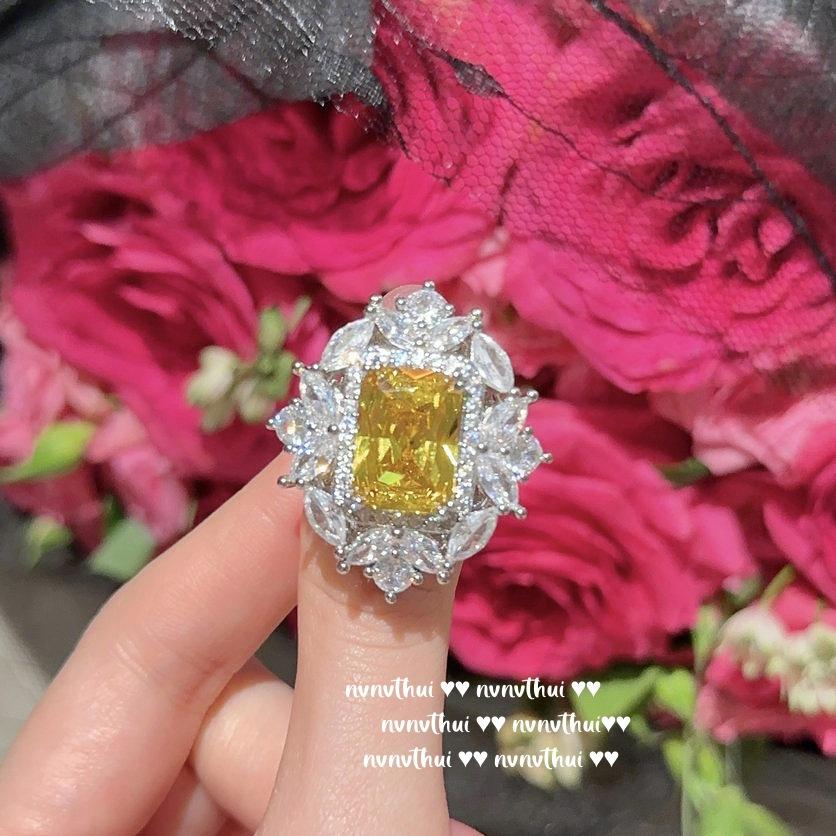 Корона из канареечного турмалина, ожерелье с драгоценным камнем в форме капли воды, Sotheby'S, покрытие 18-каратным золотом, серьги с сумеречным желтым цирконом в форме снежинки