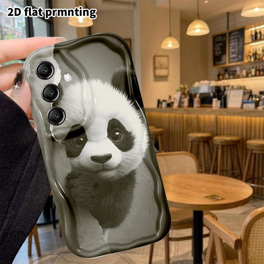 Phone Case: 2D flat Samsung Galaxy A34 A35 S20 S22 S21 FE Plus Ultra protective case, tear-paper probe, Christmas Halloween holiday gift
