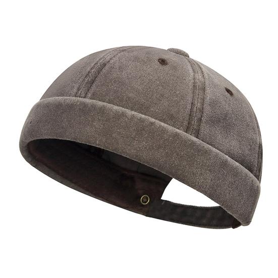 Купольные шляпы без полей для женщин и мужчин, рабочие, матросские, кепки с закатанными манжетами, ретро-джинсовые шляпы для докера для походов, путешествий и вылазок на природу