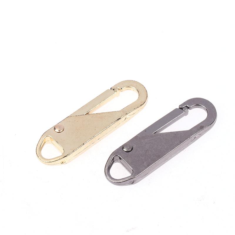 10 шт. универсальный съемный съемник молнии, металлические ремонтные комплекты для головки молнии, замена для сумки, сумки, ползунка на молнии для одежды