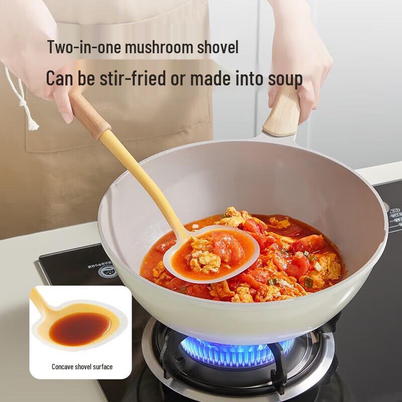 Chuda Huang Baby-Grade Silicone Mushroom Spatula