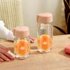 Милый пластиковый стакан для воды для женщин, портативный летний стакан для воды, многофункциональный стакан для фруктового чая