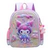 Kuromi Melody Mermaid Backpack For Girls With Durable Nylon And Air Cushion Straps For Education