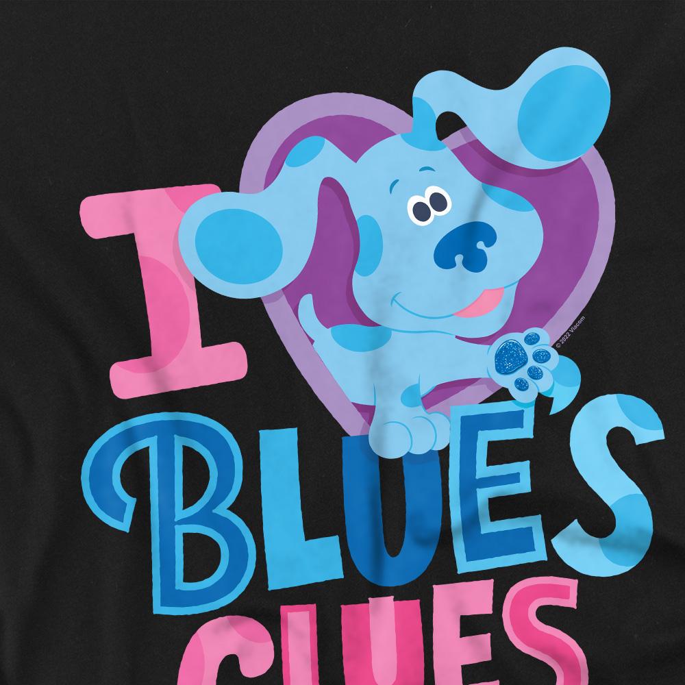 Blue´s Clues & You! Unisex Adult I Heart Blue T-Shirt
