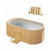 NidoDegato Folding Bathtub for Adults and Children Portable Bathtub with Lid Folding Bathtub Folding Large Folding Bathtub Bathtub Home Sauna Indoor