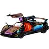 1/24 Pagani Huayra BC Supercar Alloy Car Diecasts & Toy Vehicles Metal Toy Car Model Sound and Light Collection Kids Toy