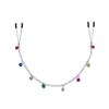 Colorful Bells Body Jewelry Chain with Adjustable Clips Clamps