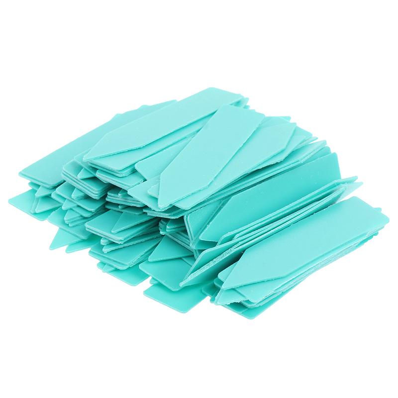 100 шт 5*1 см этикетки для растений комнатные бонсай имя бирка пластиковые разноцветные бирки для садоводства