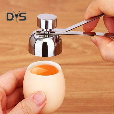 Пищевой резак для яичной скорлупы с двойной головкой, практичные металлические ножницы для яиц, нож для яиц, открывалка для скорлупы