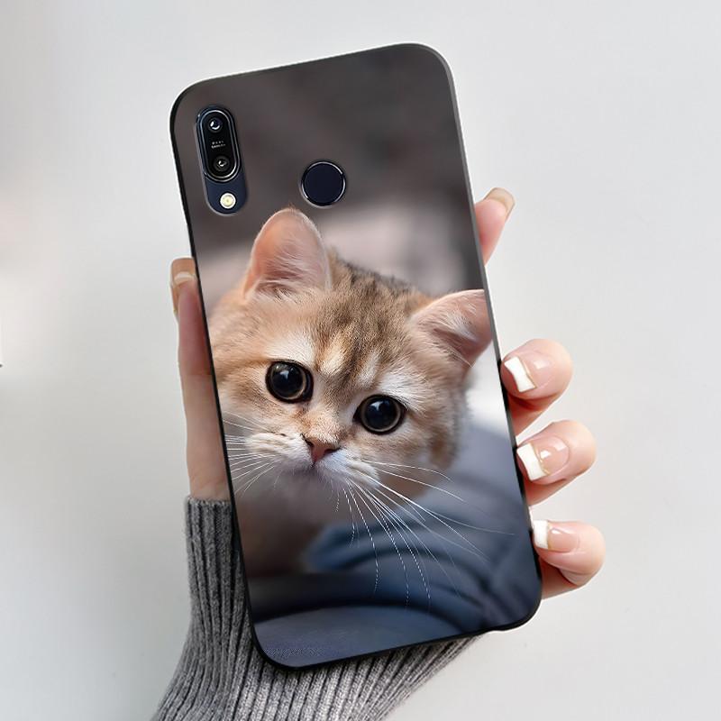 Для Asus Zenfone Max ZB555KL Max Pro ZB601KL ZB602K Чехол Милый Мультяшный Принт Защитный Чехол Мягкий Силикон Черный Корпус Телефона