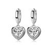 925 Sterling Silver Earrings Inlaid With Zircon Crystal Flower Earrings Charm Jewelry For Women Gift Engagement Wed Fine JewelryGood product