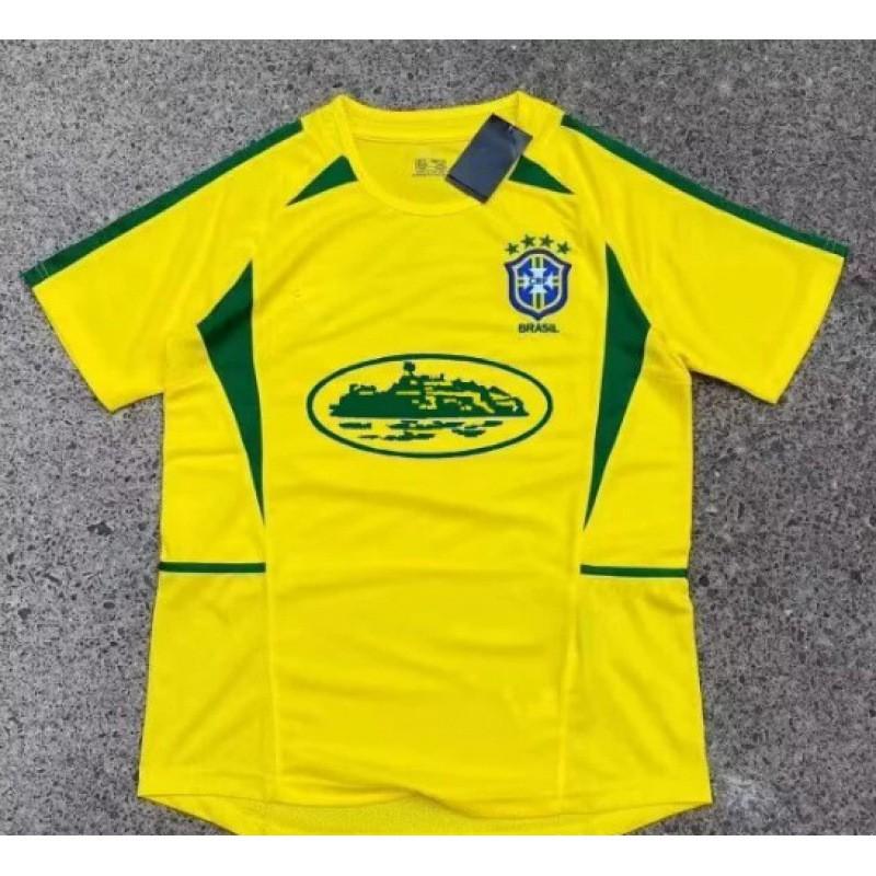 Stussy Signature Soccer Jersey Retro Brazil Argentina Portugal Football Training Shirt Men Women Short Sleeve