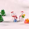Dollhouse Deer Fairy Garden Christmas Accessory Miniature Snowman Santa Claus Figurines Xmas Tree