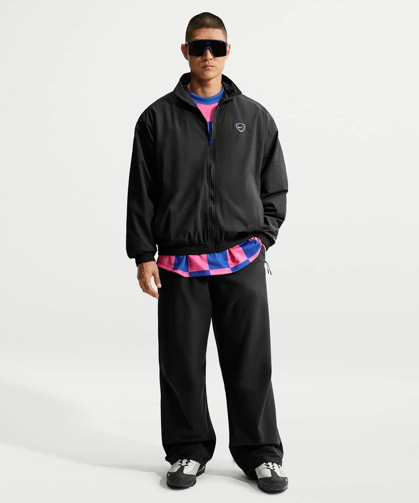 Nike Спортивная тканая куртка-бомбер M - Антрацит:Голубая сойка / Ir6674-060