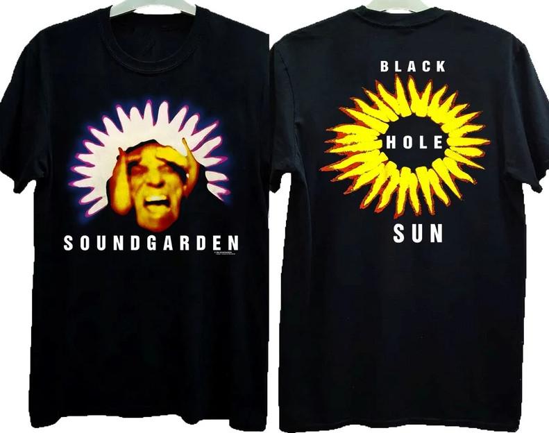 Винтажная футболка Soundgarden 1994 Black Hole Sun Superunknown Album Promo, Soundgarde