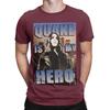Quake Is My Hero Poster Funny Graphic 100 Cotton TShirt Quake Tees Tops For Unisex