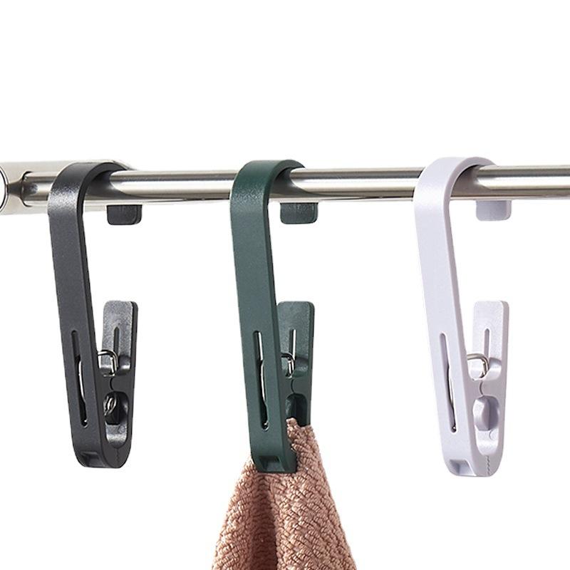 Зажимы для душевой занавески в ванной, крючки для кухонных полотенец, настенные зажимы для подвешивания, сильная фиксация, 2 кг