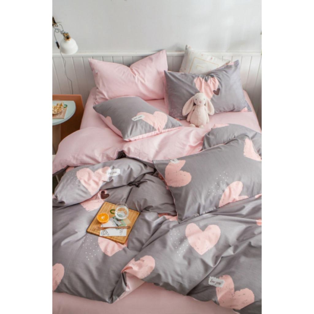 Двусторонний двойной пододеяльник с эластичными простынями