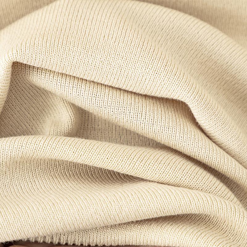 Женский однотонный свитер с v-образным вырезом из ледяного шелка, весна-осень, свободный свитер с высокой талией, комплект из двух предметов