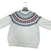 Fair Island Knitted New Retro Round Neck Star Anise Sweater Autumn And Winter Women'S Jacquard Knitted Sweater Women