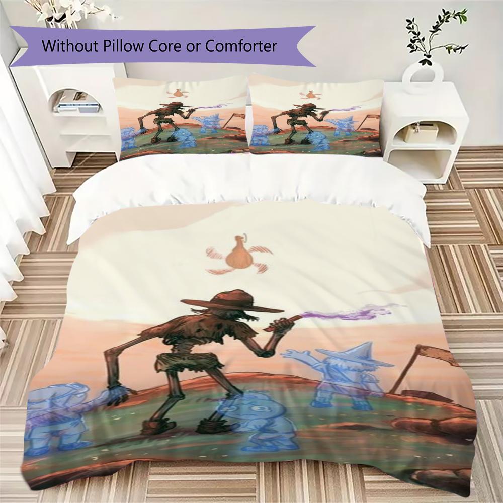 Peak Pattern Bedding,Quilt Set Quilt Cover Pillowcase Home Birthday Gift(1 * duvet cover + 2 * pillowcase, without core)_lx