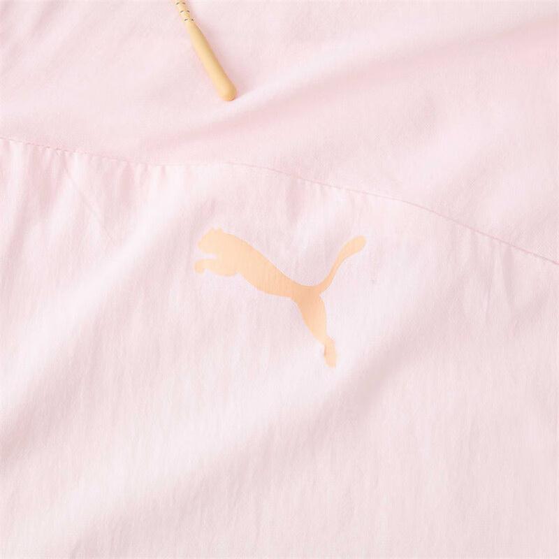 Puma UV Windbreaker Solid Color Casual Woven Hooded Long Sleeve Jacket Women Jackets Light-Pink 628375-67