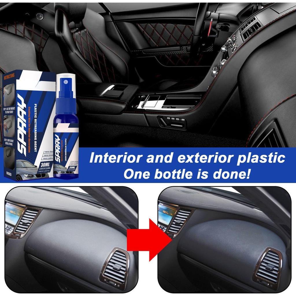 Средство для восстановления пластика экстерьера, средство для ремонта автомобильной полировки, средство для покрытия, возвращающее к черному блеску, авточистящие средства для детализации автомобиля