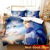 3D Print  FateStay Night Unlimited Blade Works Bed Set Duvet Cover Pillowcase Bedding Set Bed Linen Sheet Quilt Cover Full